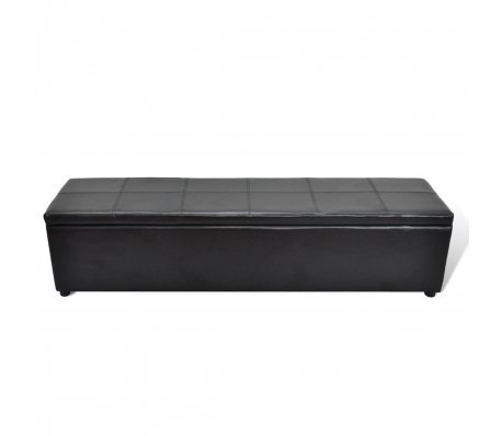 Decorush Banc Banquette Coffre De Rangement Noir Taille Large 3700775030222 (3700775030222)