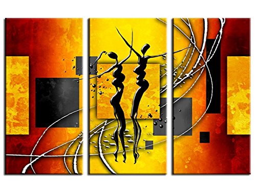 Tableau art africain Les deux silhouettes - TOP...