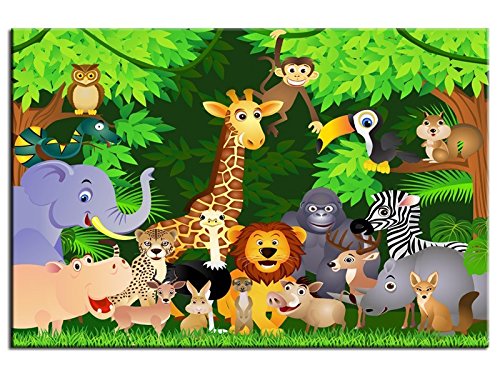 Tableau enfant Les animaux d'Afrique - TOP VENTE