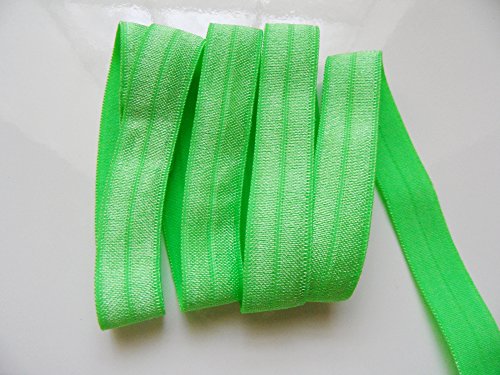 Élastique Biais Préplié Satiné Vert Anis 15 mm ...