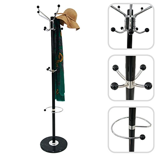 Porte manteau socle en marbre - Porte manteau n...