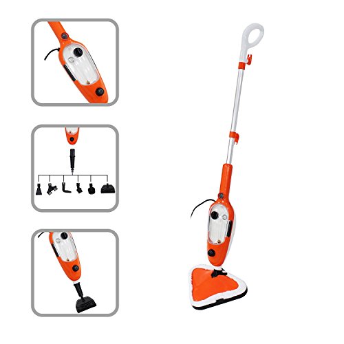 Steam Mop10-in-1 à Vapeur pour le Nettoyage/Ave...