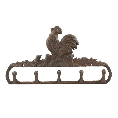 Décoration d'Autrefois PORTE SERVIETTES ACCROCHE COQ FONTE code EAN 3700779101386 