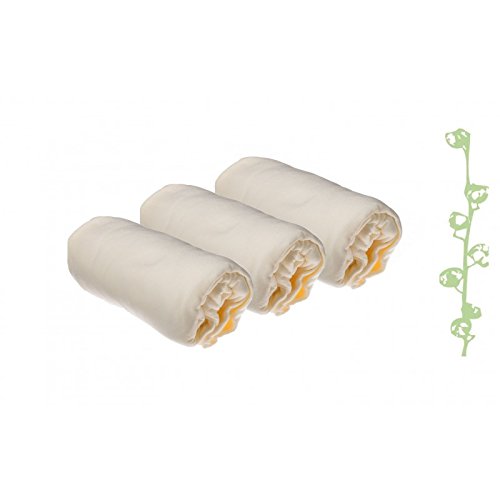 Lot de 3 draps housse Molleton Coton Bio - 40x80