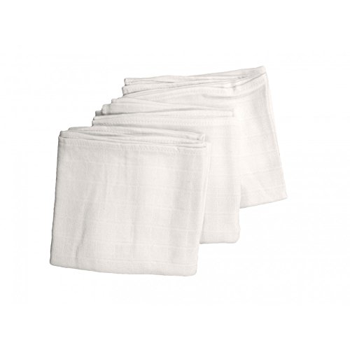 Lot de 3 langes bébé en coton bio - 70x70 cm - ...