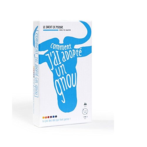 ledroitdeperdre.com Le Droit de Perdre - JDCLON009 - Comment J'Ai Adopte Un Gnou - Le Jeu Des Dés qui Font Parler code EAN 3700789292326 