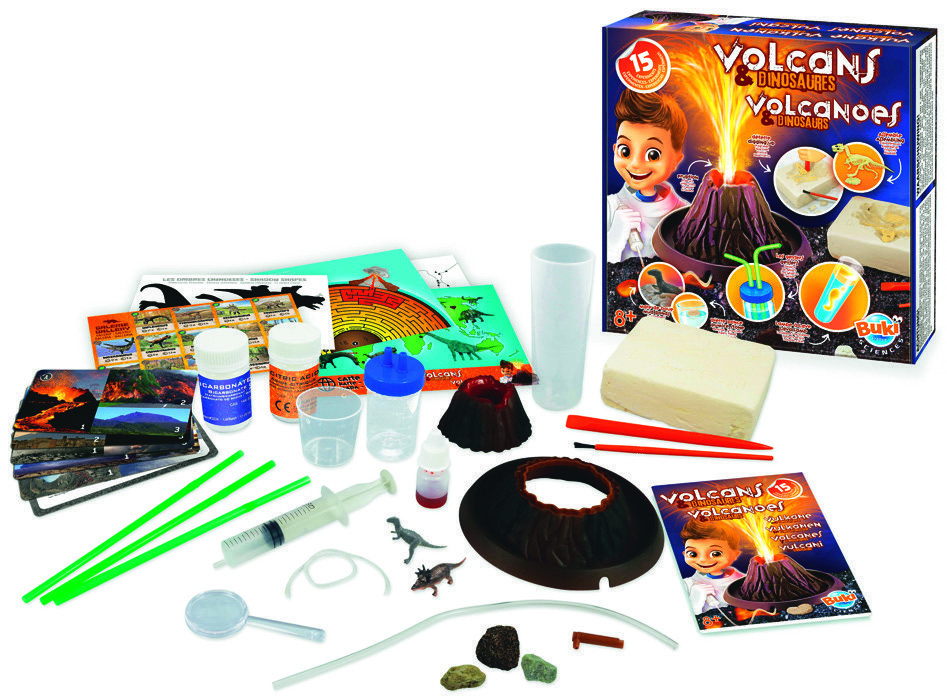 VOLCANS ET DINOSAURES 15 EXPÉRIENCES 3700802102489 Bukifrance