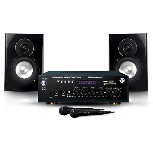 My Karaoké 150W Enceintes & Amplificateur & 2 Mics 3700804173876 My Deejay