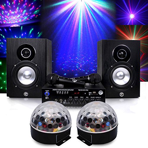PACK Karaoké complet 150W & Boules Astro LEDs RVB 3700804173883 My Deejay