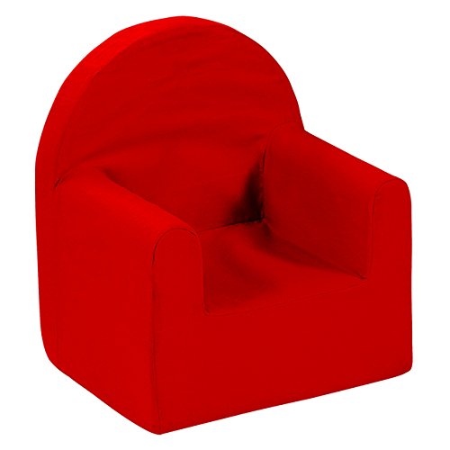 530042 fauteuil forme club polyester rouge 29,5...