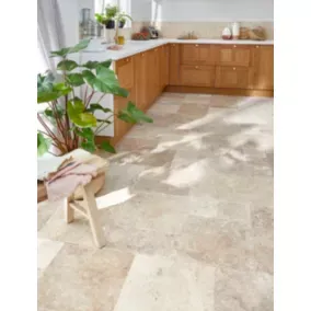  Carrelage sol beige multi formats Travertino pierre naturelle code EAN 3700820200143 