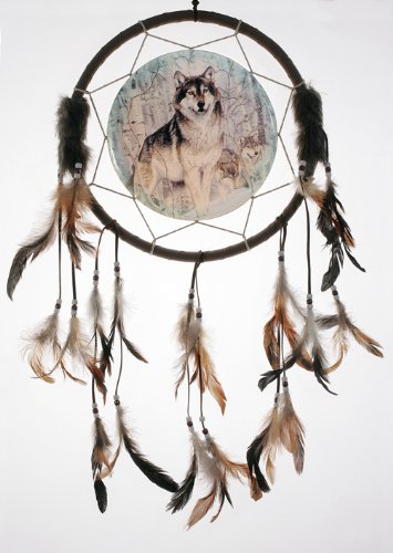 amérindien attrape reves loup solitaire (noir) code EAN 3700829420368 