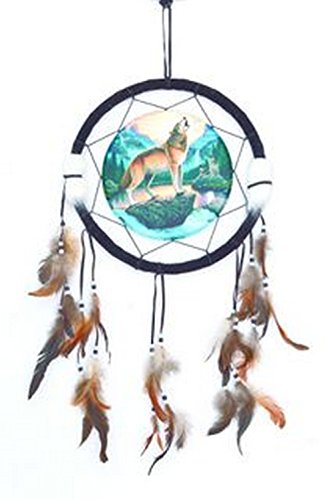 capteur de rêves loup hurlant