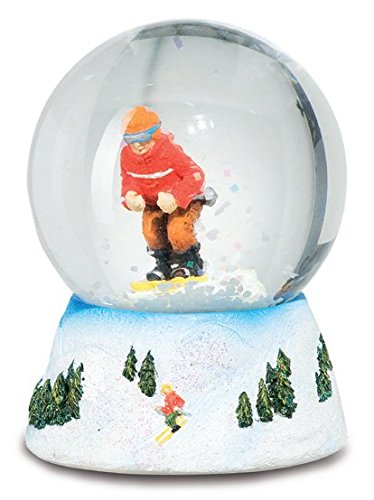 Boule de neige figurine Skieur
