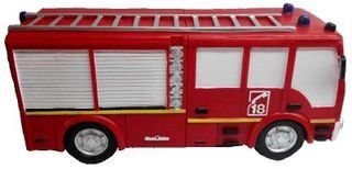 tirelire camion de pompier