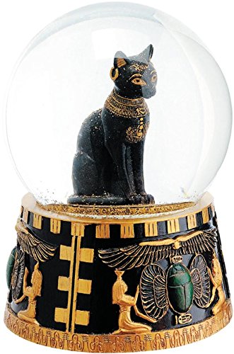 Boule de neige géante figurine chat Bastet