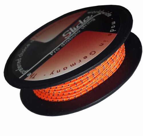Slide Ficelle Diabolo SLIDE Pro 10 metres -Bobine fil diabolo pro diam 1.3mm -Orange code EAN 3700830140842 