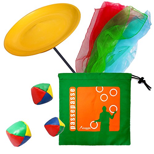 Fratellini Kit de jonglerie 1 Assiette tournante avec baguette en