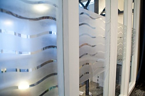 Film vitrostatique Vague 3D, largeur 90cm vendu...