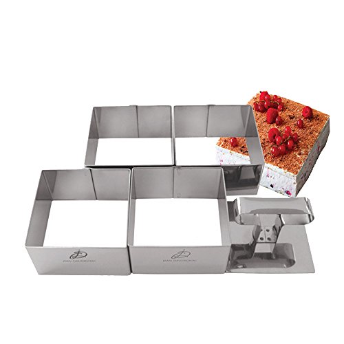 Daudignac - Lot 4 emporte pièces Inox et pousso...