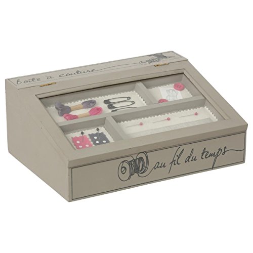 Boite à couture en forme de pupitre - Style Cha...