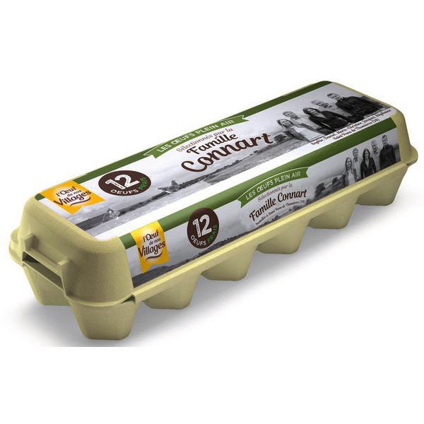 Oeufs de poules élevées en plein air