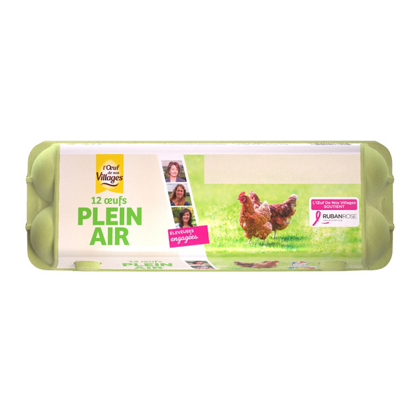 Œufs PLEIN AIR Ruban rose
