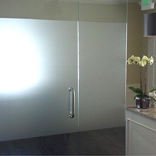 Decooo.be Film occultant brise-vue sablé/givré pour vitres et fenêtres (rouleau de 98 cm sur 1.2 m) + cutter offert 3700865294404 (3700865294404)