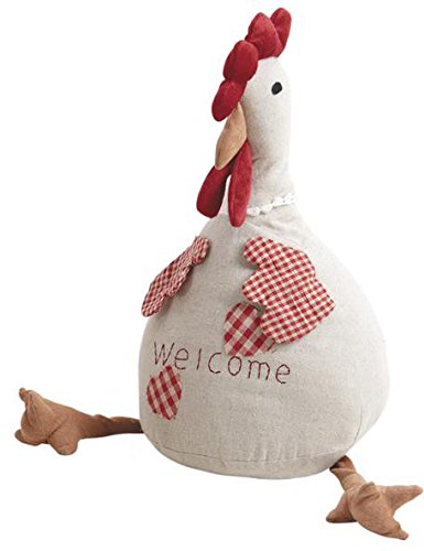Cale-porte poule welcome 2kg en coton 34x24x45cm