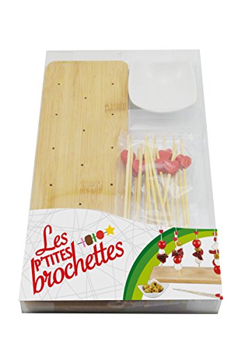 Pb-bamgm coffret support à brochette bambou rec...