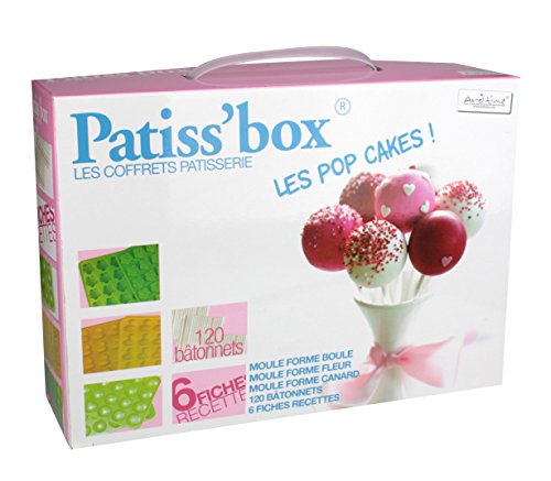 Pat-popcake patiss'box pop cakes avec 4 moules ...