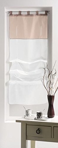 - store forme droite 45x180 cm voile bicolore b...