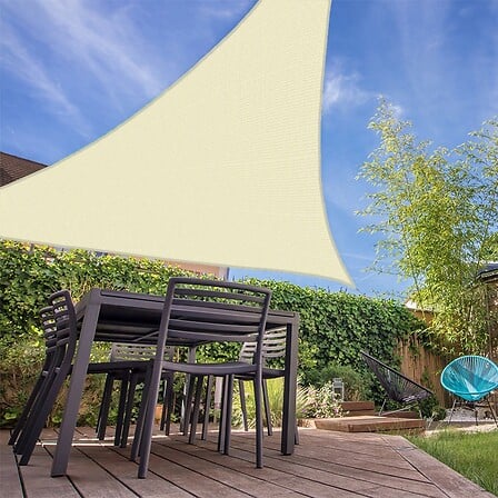 Voile d'ombrage 4 x 5 x 6 m triangulaire 280g/m...
