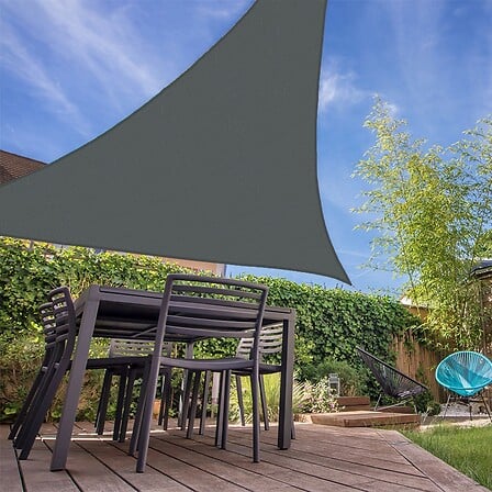 Voile d'ombrage 3 x 4 x 5 m triangulaire 280g/m...