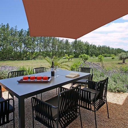 Voile d'ombrage 3 x 4 x 4 x 5 m trapèze 280g/m²...