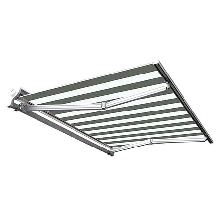 Store banne motorisé et manuel 3,6 x 3 m Demi c...