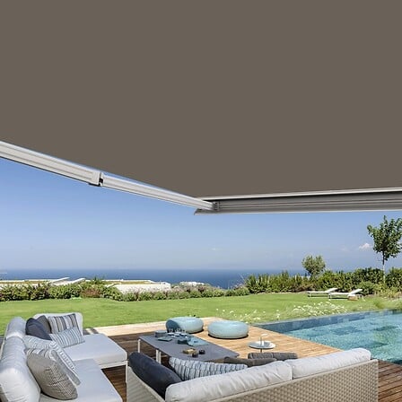 Store banne coffre intégral 3 x 2,5 m motorisé ...