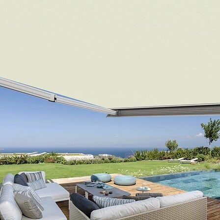 Store banne coffre intégral 4 x 3,5 m motorisé ...