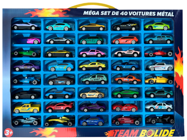  Set 40 voitures métal 1/64ème code EAN 3700891714877 
