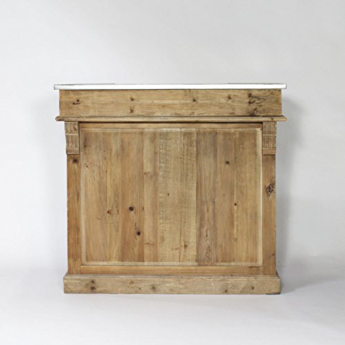 Made In Meubles Meuble bar en bois recyclé 120cm AuthentiQ | KHB120-Bois code EAN 3700895904762 
