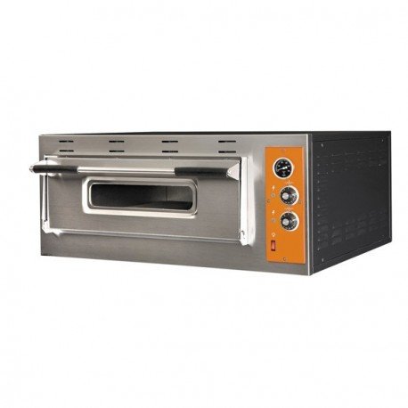 Gastro Europe Four à pizza électrique pour 4 pizzas 30 cm, contrôle mecanique 3700912124463 (3700912124463)