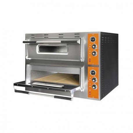 Four à pizza électrique pour 6+6 pizzas ø 30 cm...