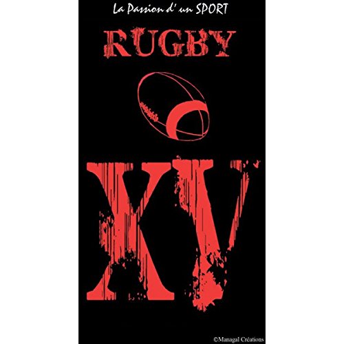 Serviette de plage rugby