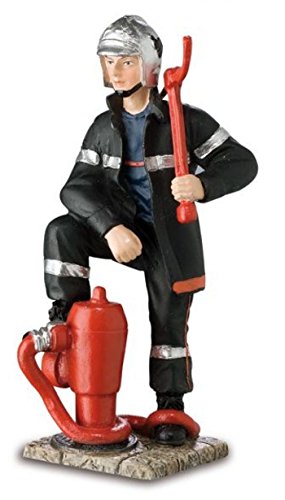 Statuette Déco - Figurine sapeur pompier borne ...
