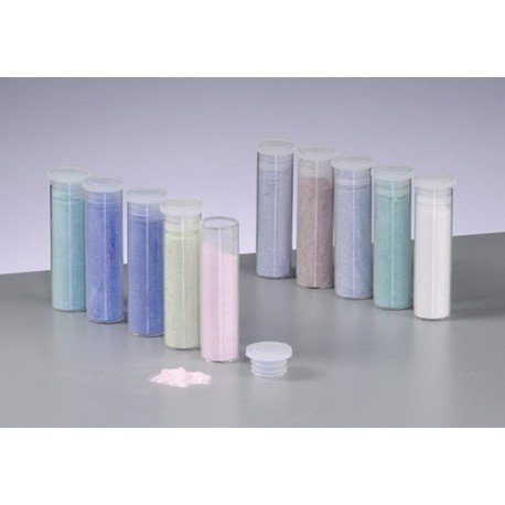 Set de 10 flacons de poudres d'émail transparen...