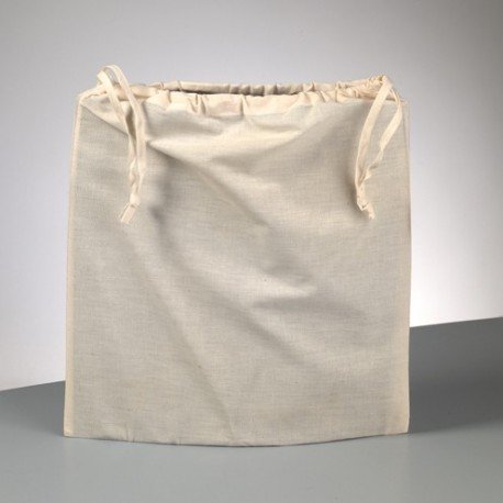 Sac en coton naturel, 37,5 x 35,5 cm, avec cord...