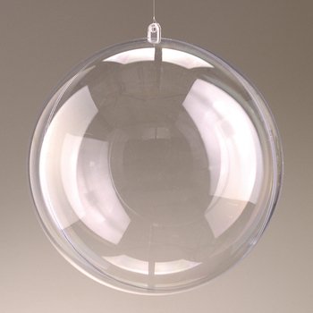 Lot de 5 Boules en plastique cristal transparen...