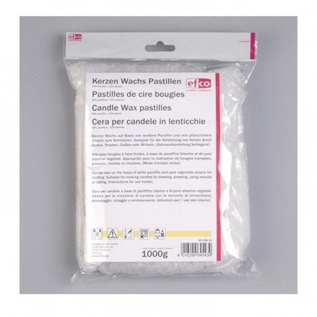 Pastille de Cire blanche avec 10% de stéarine, ...