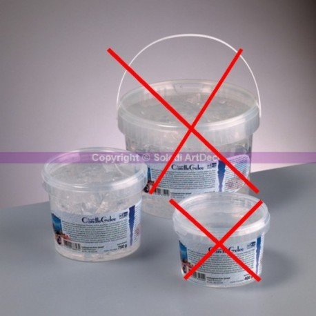 Cire translucide en gel pour bougie, Pot de 750...