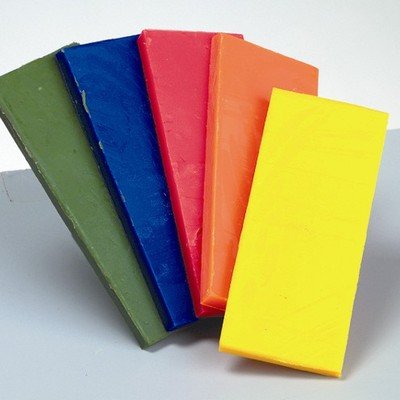 Lot 5 Plaques de cire à modeler, 10 x 4 cm x 5 ...